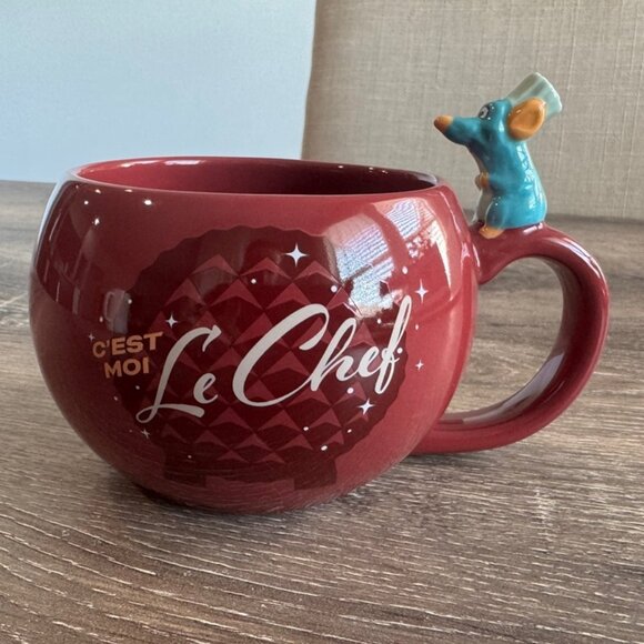 Disney/Pixar "C'est Moi Ze Chef" 12oz Stoneware Ratatouille Remy Epcot Mug - Picture 2 of 7